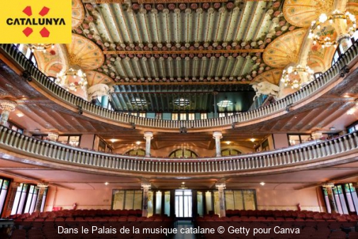 Dans le Palais de la musique catalane Getty pour Canva